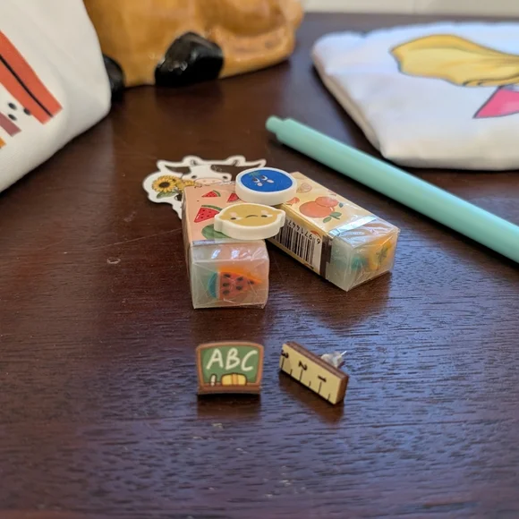 Filled with Goodies Colorful Teacher Zipper Pouch - Picture 2 of 7